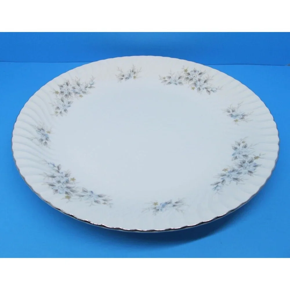Mikasa La Fleur Bleu Large Round Floral 12